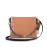 Bolsa Satchel Charol con Monedero color Nude