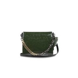 Bolsa Satchel Charol con Monedero color Verde