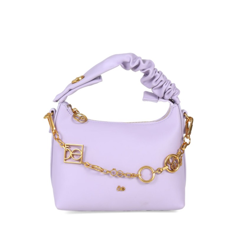 Bolsa Satchel Chica Detalle Cadena color Lila