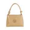 Bolsa Satchel Cloe Troquelado a Rombos color Beige